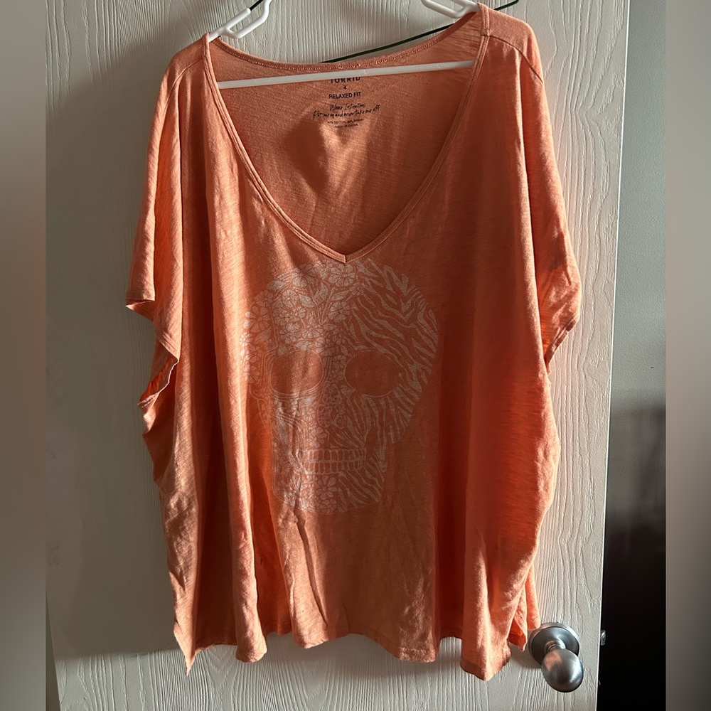 Torrid Orange Relaxed Fit Tee